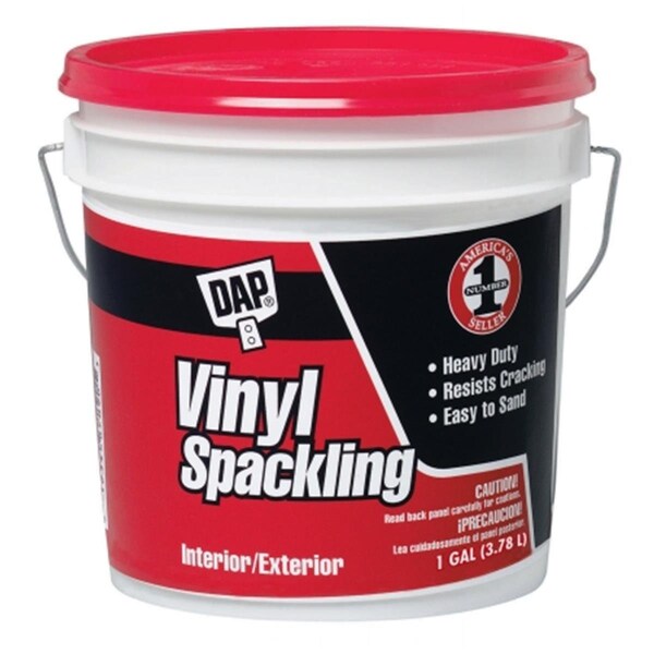 Dap 1 Gallon White All Purpose Vinyl Spackle Interior-Exterior 12133 DA309720 - main